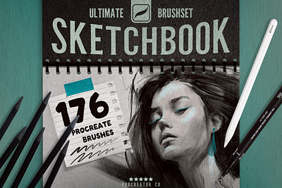 Aesthetic Sketchbook For Procreate procreate procreate brush set procreate brushes