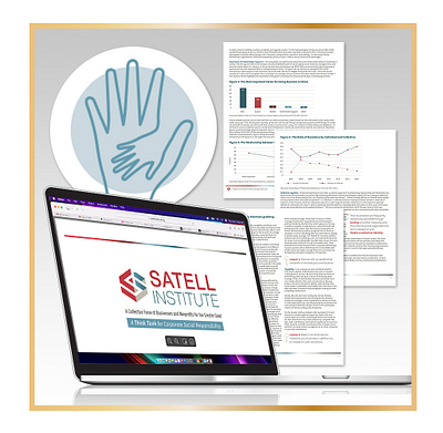 The Satell Institute branding color theory design system graphic design key graphics layout marketing print design ux web design whitepapers