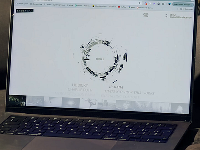 Interactive minimalist Home Page Design animation design graphic design home page design motion graphics scroll interaction ui ux web design