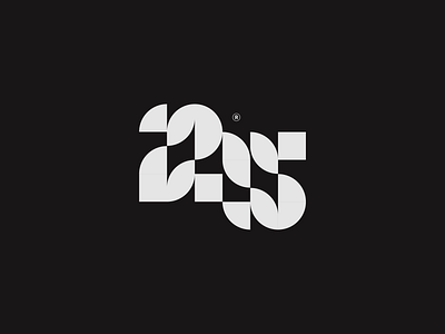 Fractured 25 Logo 25 logo branding fracture kaizen logo mark modular repeating rhythm