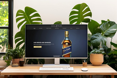 Johnnie Walker Website Redesign design figma johnnie walker product design redesign ui