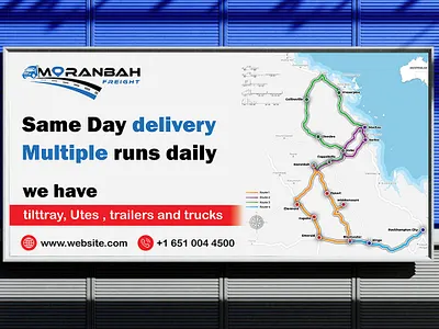 Billboard Design for company banner billboard design design billboard digital flyer graphic design media poster print sociak web