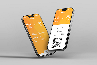 The Better Boarding Pass boaring pass branding design figma product design ui ux