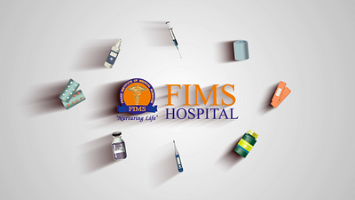 Hospital Logo Reveal animation graphic design logo motion graphics ui