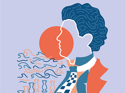 Festival Mascagni 2023 festival illustration opera poster