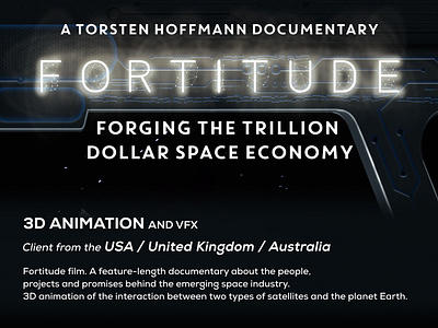 FORTITUDE film | 3D animation & VFX earth film galaxy nebula satellite space spacex stars universe viasat