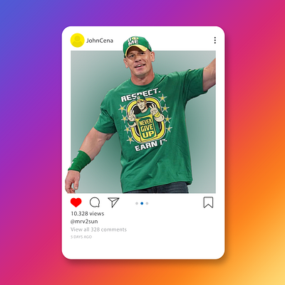 John Cena poster design graphic design
