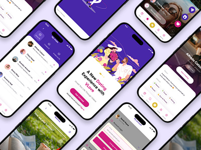 Dating App Redesigning app design ui uiux