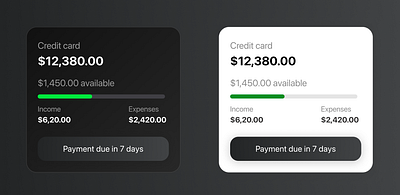 Fintech Card UI design figma ui ux