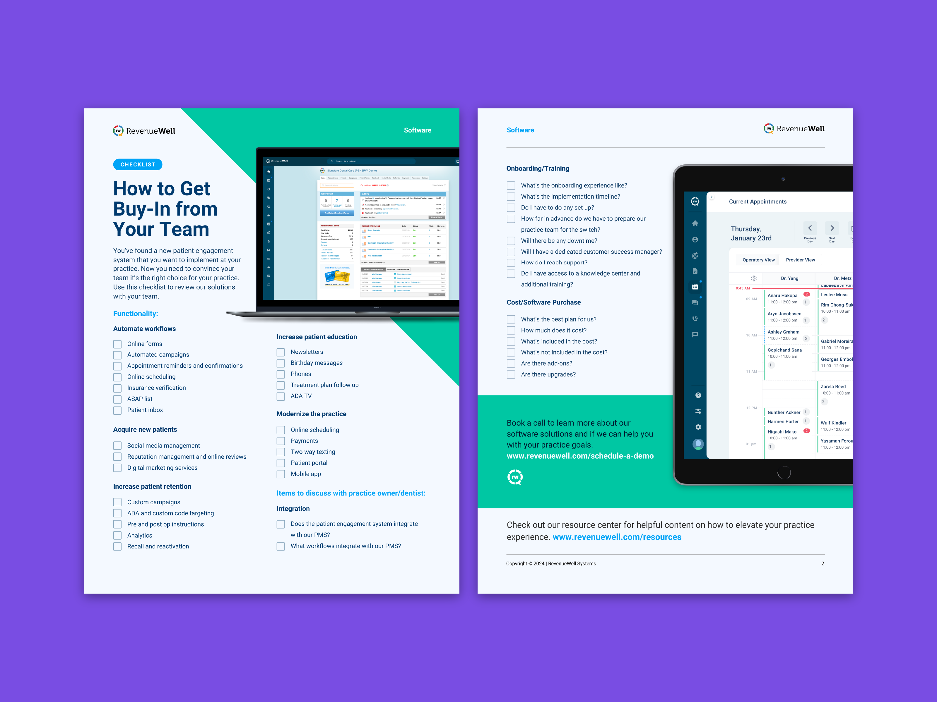 Post-Demo Checklist branding checklist demo dental marketing dental software design digital graphic design layout design logo marketing print print design software software marketing typography