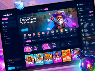 Casino Gambling Slots bet casino casino app casino banner casino design casino interface casino online casino platform casino ui crash design crush gambling platform game design game graphic games gaming jackpot live casino slot slot online