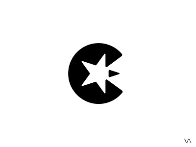 Creative Logo Design with Letter C and Star brand branddesign branding design designstudio elegant graphic design illustration logo logoconcept nuwansrilal nuwansrilallogo ui unique vector