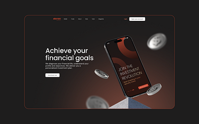 Warren Investment 3d branding graphic design motion graphics ui