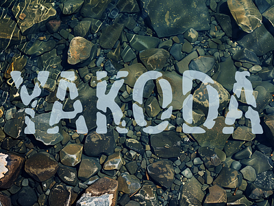 Yakoda Ripple Wordmark (Animation) animated animation branding creek custom fishing fly fishing logo nature outdoors ripples river sporting goods stream type wordmark