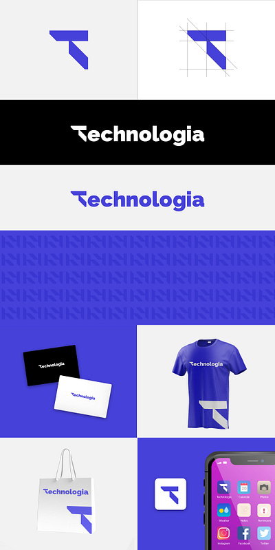 Technologia Logo Design 2024design branding brandtoolkit illustrator lettertlogo logo logodesign techlogo technologylogo trending trendinglogo