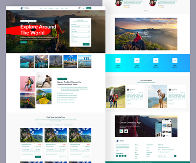 Travel Website popular travel travelwebsite ui uiux website