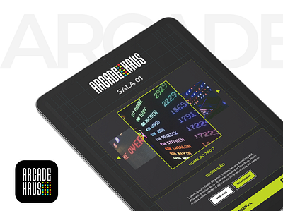 Select the game you want - Arcade Haus branding graphic design logo ui