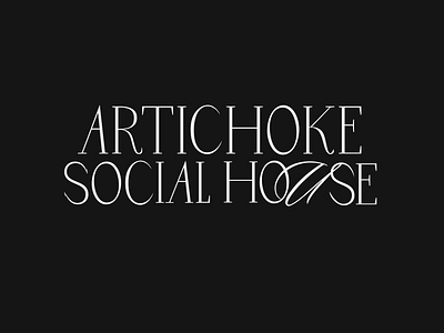 ARTICHOKE SOCIAL HOUSE | LOGO DESIGN branding graphic design logo