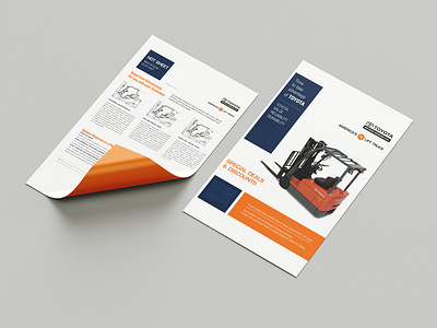 Redesigning Toyota Forklift's Hot Sheets brand identity branding collateral design creative design design graphic design print design