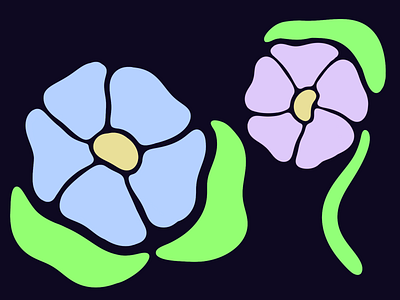 flower bold flower hand drawing shape shapes