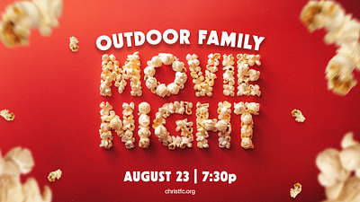 Family Movie Night // Event Promo ai church design