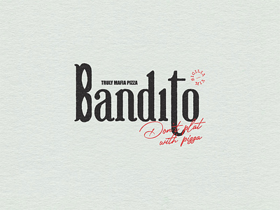 Bandito - Pizza Logo artisan pizza logo banditio logo bold logo design brand design branding inspiration creative logo dribbble design gourmet pizza branding italian pizza logo logo inspiration logo portfolio logo showcase mafia mask logo mafia pizza branding mask icon design modern branding pizza brand identity sleek logo design unique logo visual identity design