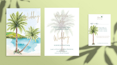 Wedding stationery // Illustration design graphic design illustration watercolor