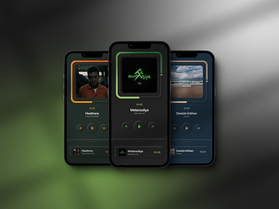 Music Application - UI Design with Neumorphism Trend app app design application application design design figma mobil application mobile mobile app music music app neumorphism ui ui design ui ux ux