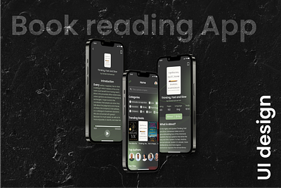 Booking App - UI Design with Glassmorphism Trend app app design application application design book booking app design figma glassmorphism gray green mobile mobile app mobile application ui ui design ui ux ux ux ui