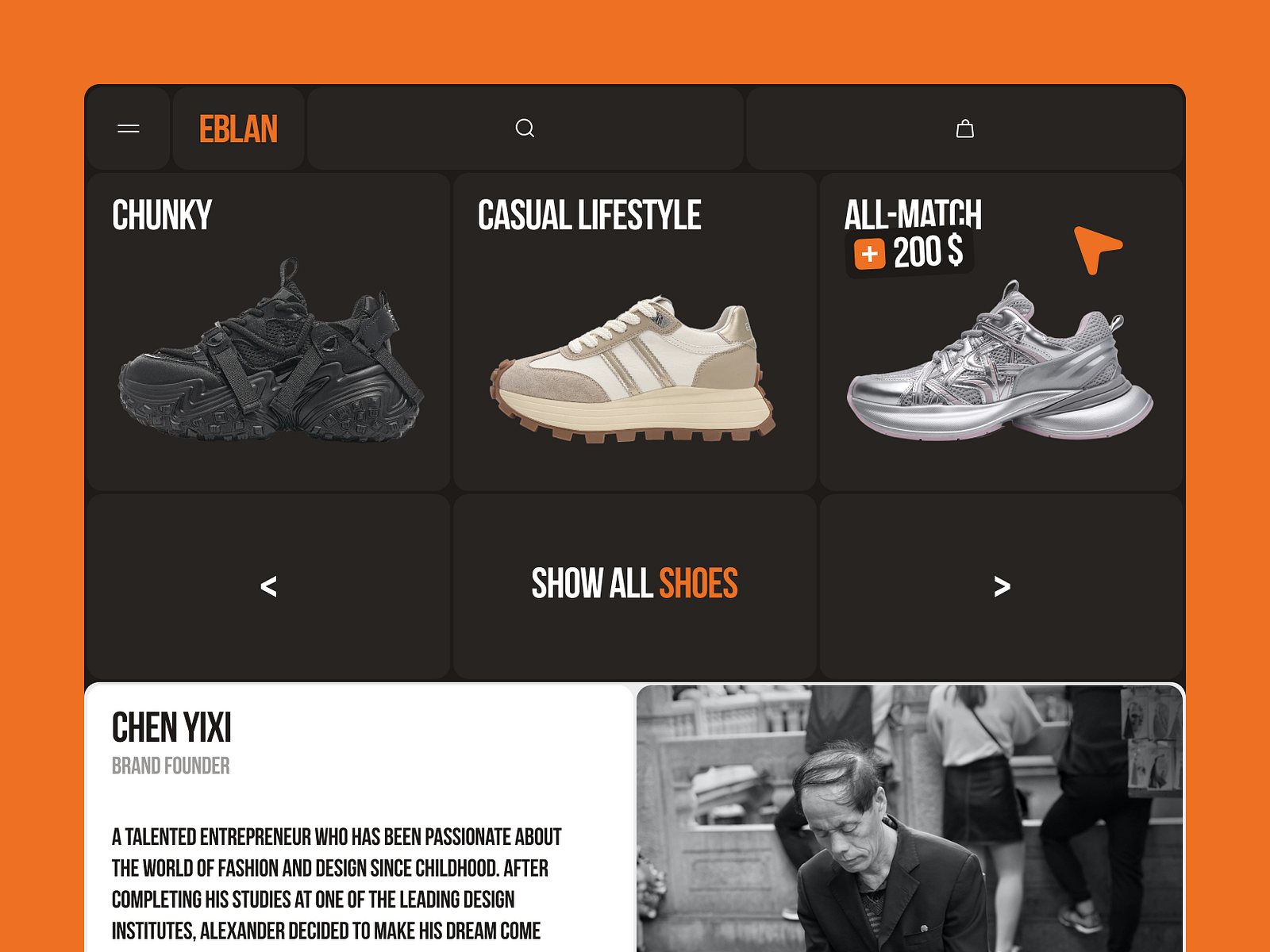 Eblan Website by Vadim Barysh on Dribbble