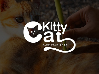 Kitty Cat - Pets care logo Design animal animal care animal care hospital animation brand identity branding cat log crative cat logo creative logo design graphic design illustration logo modern logo motion graphics pets pets care pets care hospital typeface typography