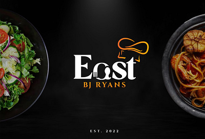 Introducing Our Latest Logo Design for a Food Restaurant! bj ryan branding design east food restaurant graphic design illustration logo logo design typography ui ux vector web design