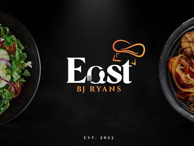 Introducing Our Latest Logo Design for a Food Restaurant! bj ryan branding design east food restaurant graphic design illustration logo logo design typography ui ux vector web design