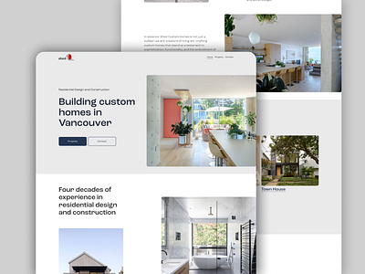 Contractor Website web design