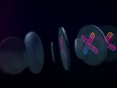 Web3 Landing Page Design 3d animation 3d token blockchain branding coin fun futuristic modern design web design web3