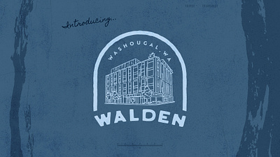 Walden brand identity branding design graphic design illustration logo spokane vector