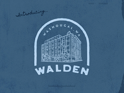 Walden brand identity branding design graphic design illustration logo spokane vector