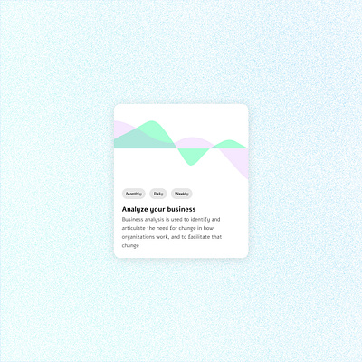 Analytics card ui design card landingpage ui ux web