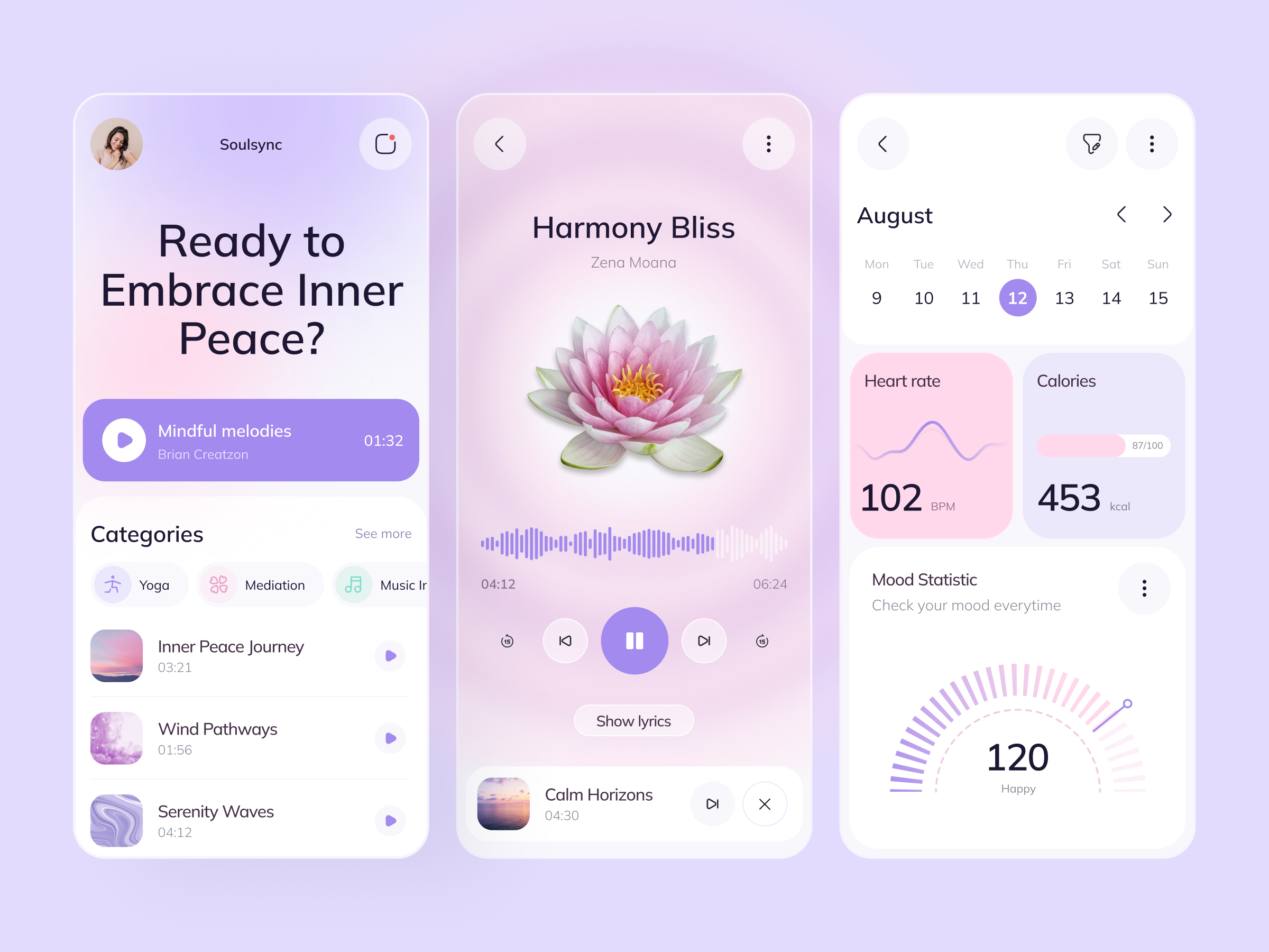 Example of Mobile App UI/UX Design (From 5 Screens)