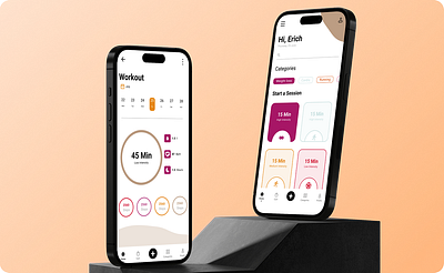 Workout App ui