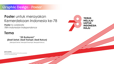 Poster - 78th Indonesian Independence 78 adobe iilustrator branding graphic design independence day indonesia key visual penup poster