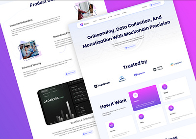 Data Collection landing page data figma landing page ui