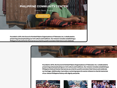 Cultural Center Concept Redesign