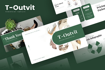 T - Outvit PowerPoint Template business fashion green gsl key model modern photoshop ppt pptx presentation template t outvit ui website white