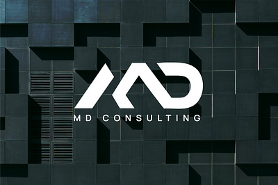 MD Consulting Logo branding consulting design graphic design logo monogram logo vector