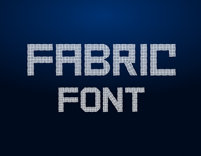 Fabric Font commercial font designer font digital media font fabric font illustrator stroke font intricate font patterned font premium font stylish font textile font