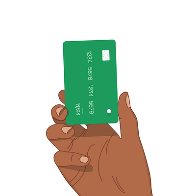 Pay with Debit Card Illustration illustration product design product illustration