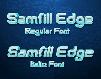 Samfill Edge Font adobe illustrator font elegant font filled interiors font geometric font modern aesthetics font modern font samfill edge font sharp edges font stylish font typography design