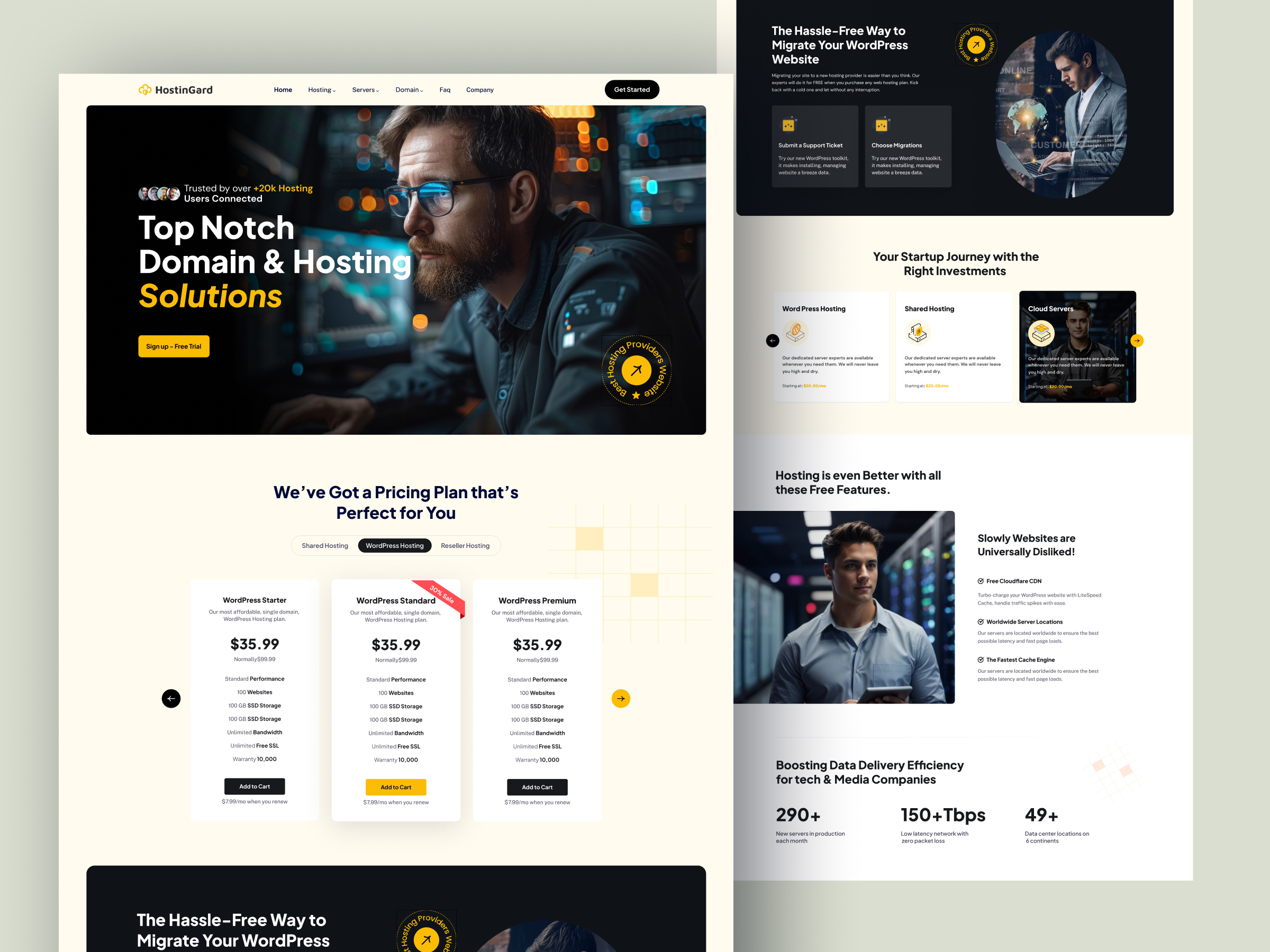 Example of High Converting Landing Page  UI Design 