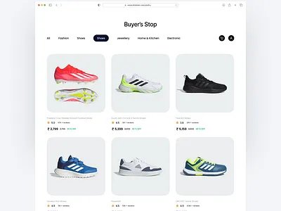 Buyer's Stop - An e-commerce store aestheticdesign cleanlayout design e commerce e commerce componenets e commerce design e commerce shop e commerce website minimalisticdesign online shop online store ui uidesign uiux ux uxdesign